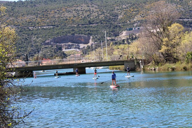 Ombla river Paddleboarding tour in Dubrovnik with snacks - Paddling past land once owned by the Vatican