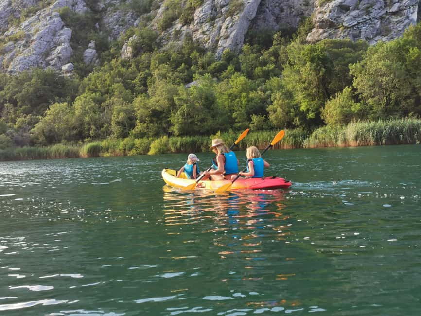 Omiš/Split: 4h Kayaking in Cetina Protected Nature Park Area - Starting in Omiš, with the Cetina ahead