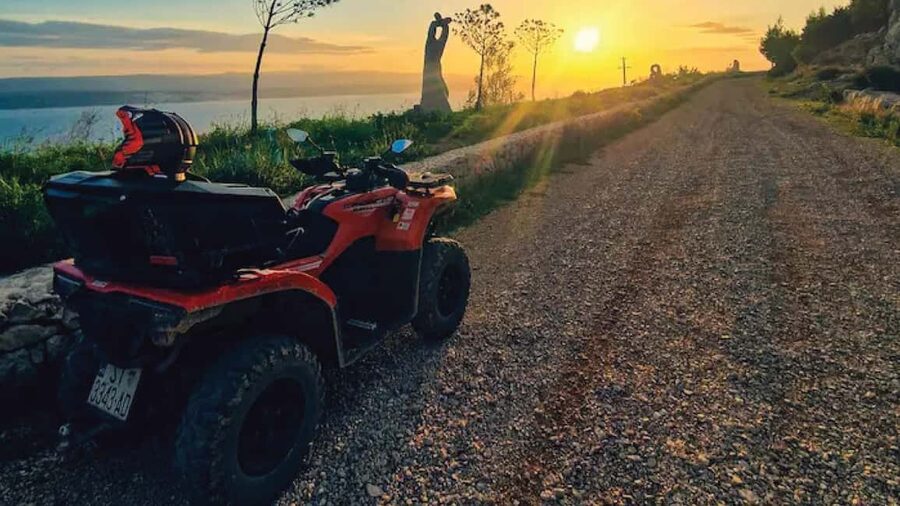 Omiš/Split Expedition: 65 km Quad Tour to Hidden Waterfalls - Zadvarje and the Velika Gubavica viewpoints