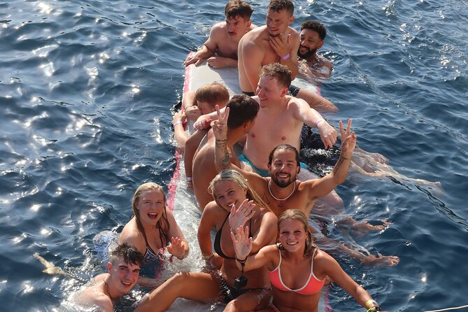 Out to Sea Split Boat Party w/ Blue Lagoon Swim, Dj & Afterparty - The cruise back at sunset