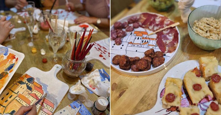 Paint, Sip, and Savor Local Flavors: Unique Local Experience - A creative break inside Dubrovnik Old Town