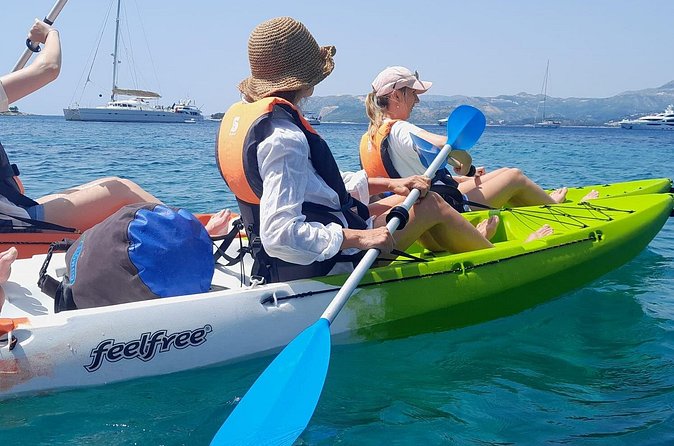 'Pomalo' Sunset Guided Kayak Tour in Cavtat - The swimming break and the changing evening light