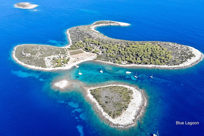 Private Blue cave, Mamma Mia and Hvar, 5 islands tour from Trogir - Stiniva Cove from the sea