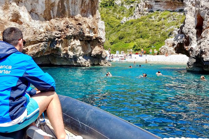 Private Blue cave, Mamma Mia and Hvar, 5 islands tour from Trogir - Srebrena Beach and the value of a good skipper