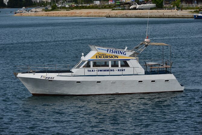 Private Boat Tour with activities in Pula Croatia - Leaving Pula harbor and its naval past
