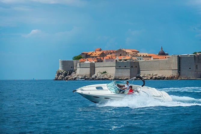 Private Boat Tours Dubrovnik Elaphiti islands & Blue cave - Blue Cave on Koločep: start with the water