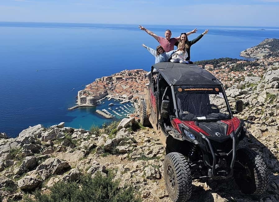 Private Buggy Panorama Adventure /2 hours-2 hills Viewpoint - Crossing Župa dubrovačka toward Malaštica Hill
