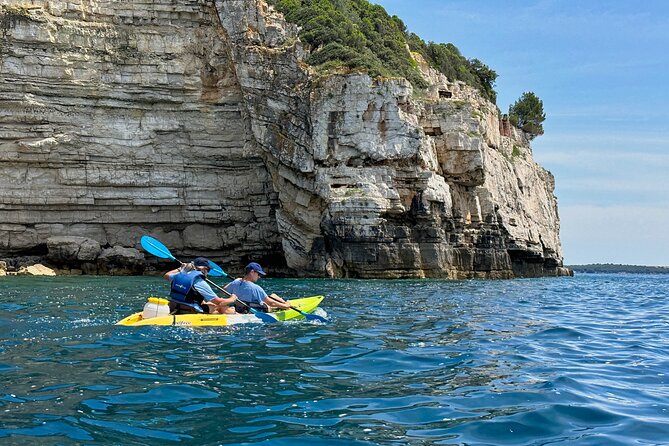 Private kayak tour: Explore the caves and turquoise bays in Pula - Snorkeling over clear Adriatic water