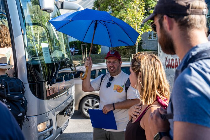 Private Krka Waterfalls tour with 30min Boat Cruse - Communication and meeting-point advice