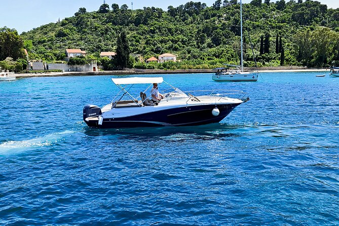 Private Local Guided Speedboat Tour in Dubrovnik Archipelago - Speeding toward Koločep’s Blue Cave