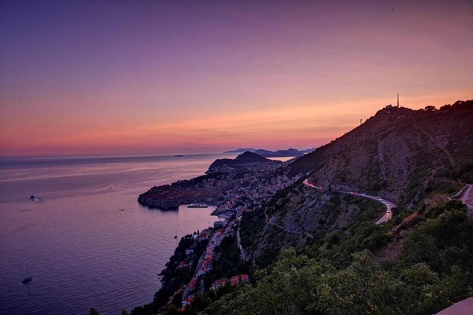 PRIVATE Panorama Sunset Tour in Dubrovnik - Dr. Franjo Tuđman Bridge and the bay below