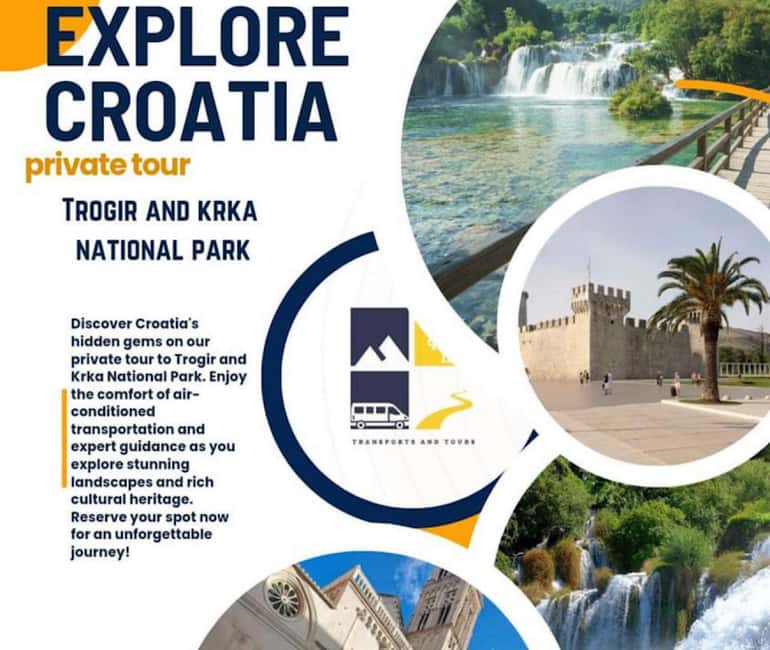 Private tour from Split area: Trogir and Krka National Park - The road from Trogir to Krka