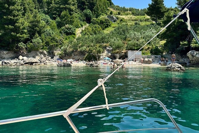 Private tour of Pakleni islands, Red Cliffs & South Shore of Hvar - Dubovica Beach, snorkeling, and a small bar