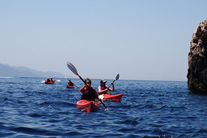 Private tour: Sea Kayaking & Snorkeling to Green Cave on Sipan island from Lopud - Paddling under Sipan’s natural stone arch