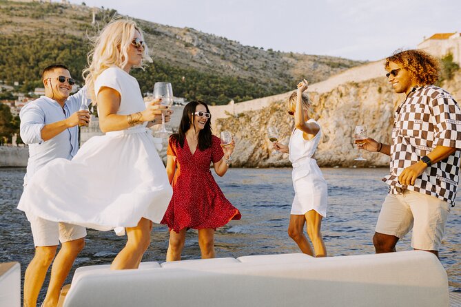 Prosecco & Sunsets: Private Dubrovnik Cruise - Sunset in the open Adriatic