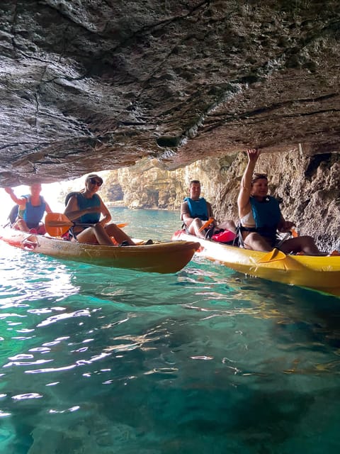 Pula: 3-hrs Kayak, Cliffs & Snorkeling Small Group Adventure - From Valovine Beach to Pula’s open coast