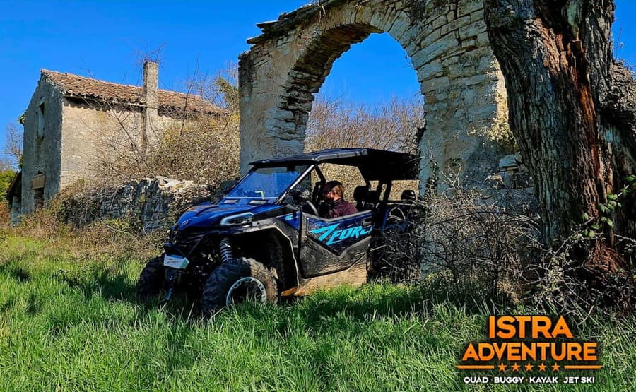 PULA AND ROVINJ: BUGGY FAMILY SAFARI 1, 2 & 4 H - Meeting points and the two areas