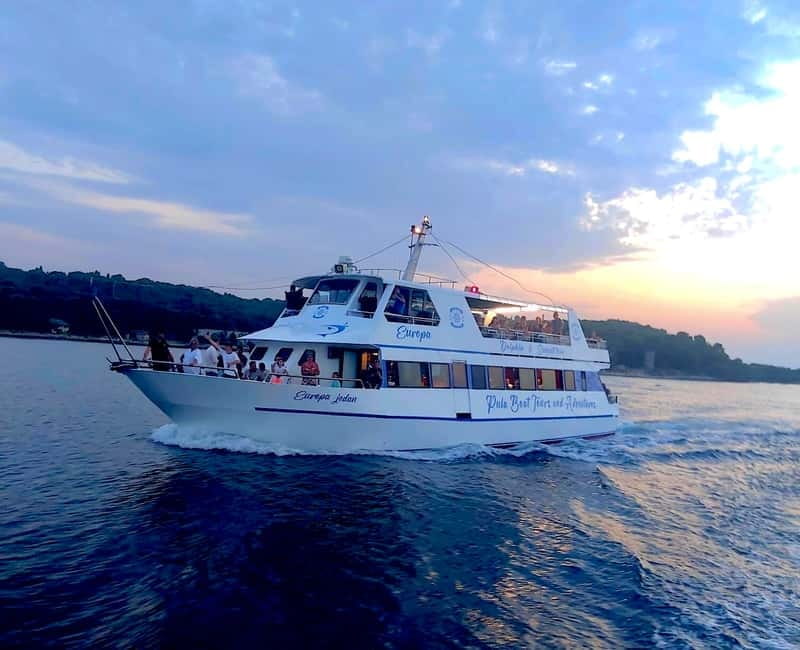 Pula: Brijuni National Park Cruise, Lunch and Fažana Beach - From Pula’s Amphitheater to the open Adriatic