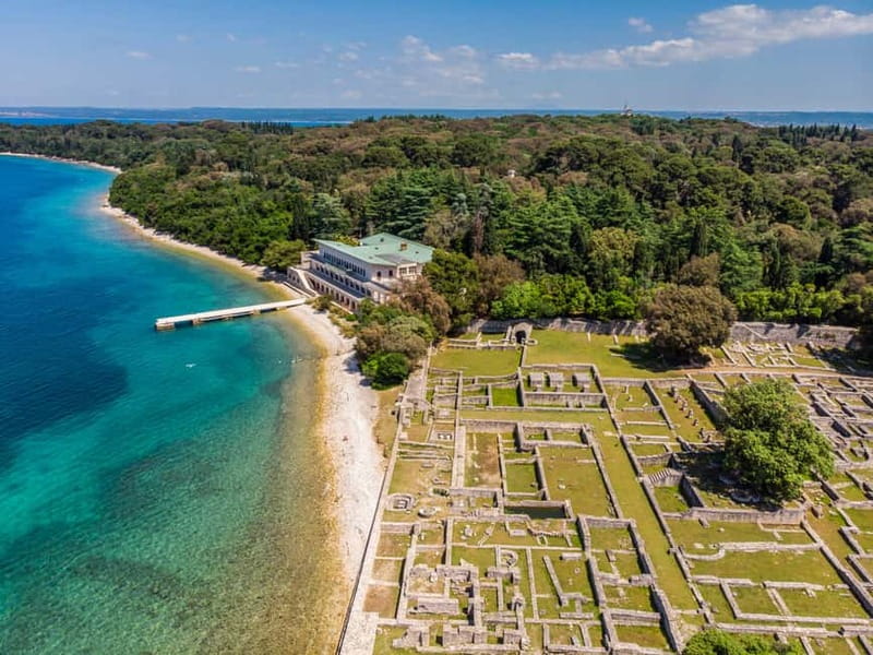 Pula: Brijuni National Park Cruise, Lunch and Fažana Beach - Lunch with the Adriatic as your dining room