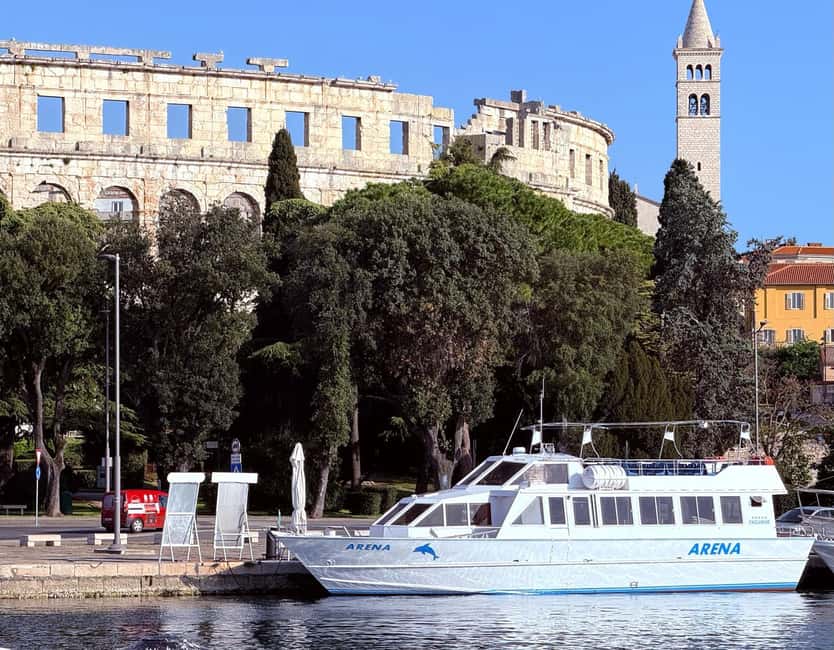 Pula: Brijuni National Park Dolphin Watching Tour w/Dinner - Languages, timing, and cancellation