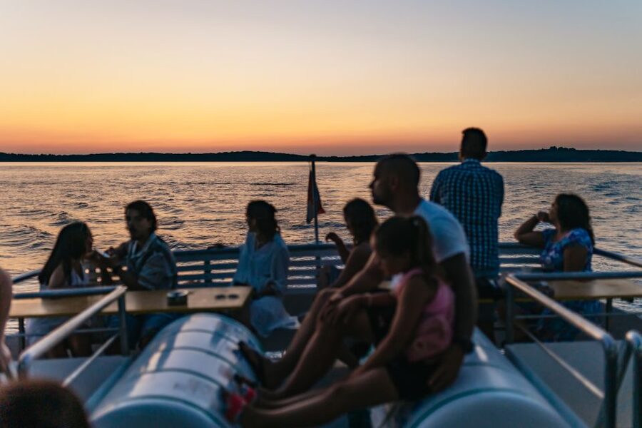 Pula: Brijuni Sunset Dolphin Cruise with Dinner & Drinks - Waiting for dolphins in the Adriatic