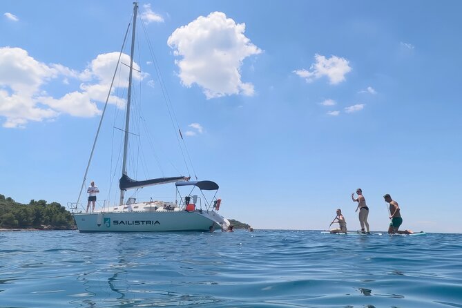 Pula: Half-Day Sailing with Drinks, SUP & GoPro (Max 6 Guests) - Sailing south toward the Brijuni archipelago