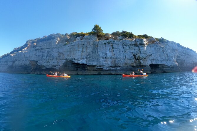 Pula Kayak Tour-Cliff jumping,snorkeling& free GoPro pictures - The beach stop, snorkeling, and clear water