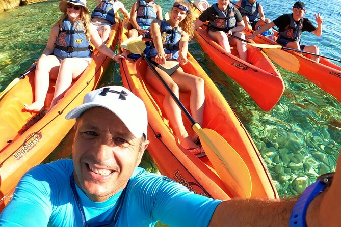 Pula Kayak Tour-Cliff jumping,snorkeling& free GoPro pictures - How demanding is the tour?