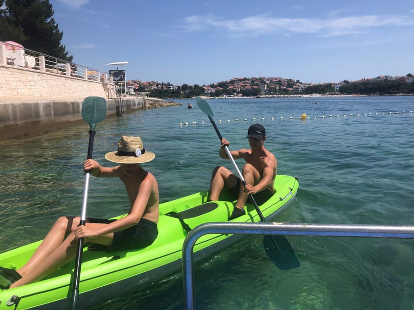 Pula: Kayaking and Snorkeling Self-Guided Tour - Paddling along Pula’s rocky coastline