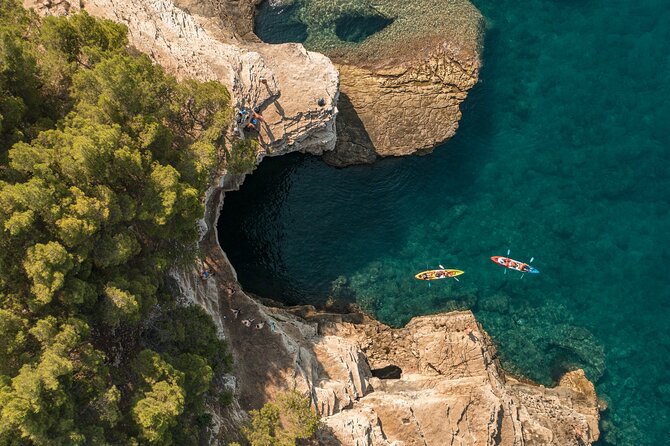 Pula Kayaking at Blue Cave with Cliffs Tour and Snorkeling - Snorkeling at Seagull’s Rocks