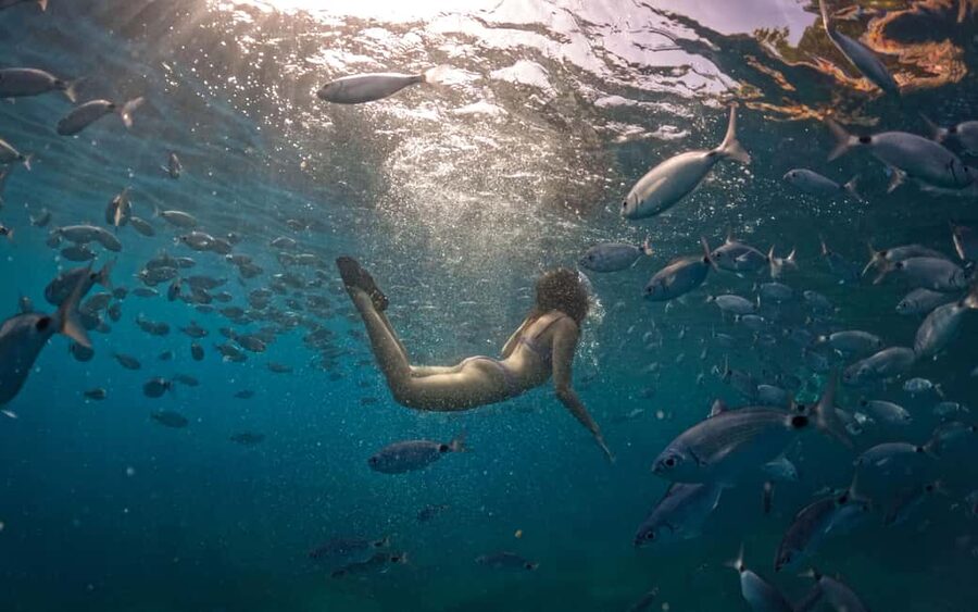 Pula: Kayaking,Snorkeling, Cliff jumping Tour with Wetsuit - Cliff jumping without pressure