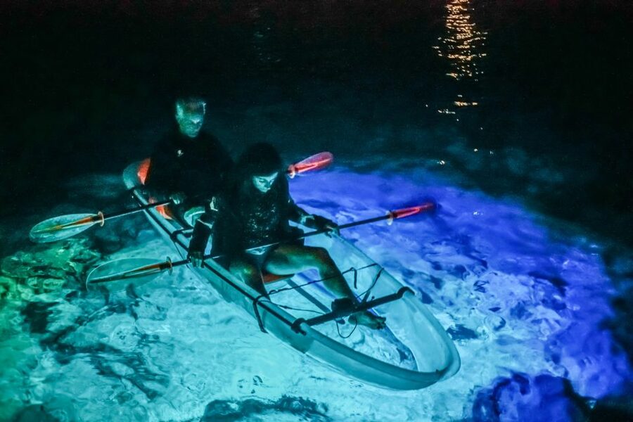 Pula: Night-Time Sea Kayaking Tour in Transparent Kayak - The 15-minute safety lesson makes a difference