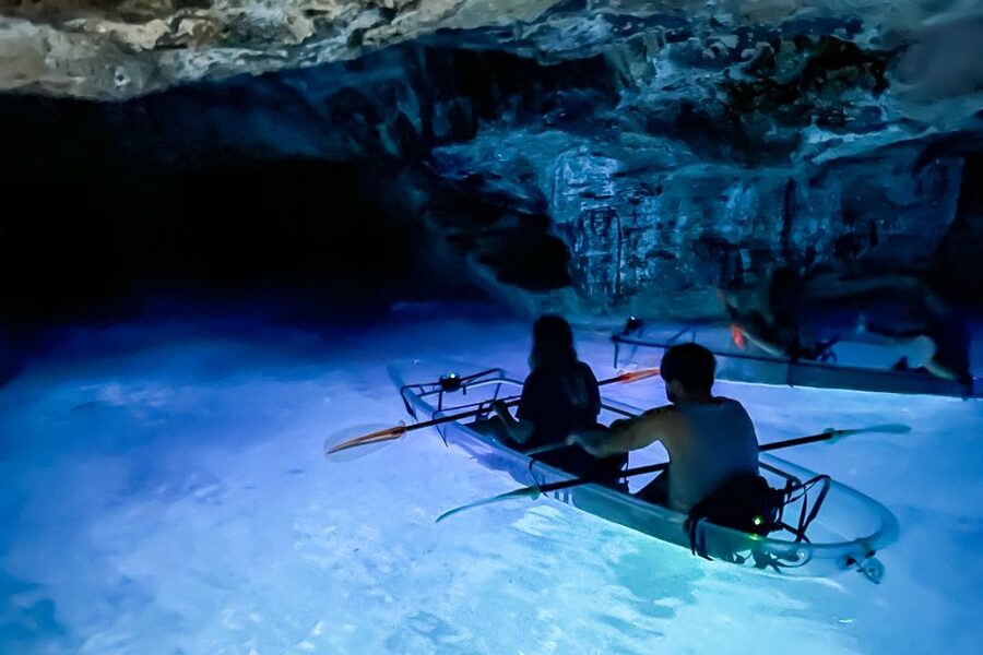 Pula: Night-Time Sea Kayaking Tour in Transparent Kayak - How hard is the kayaking?