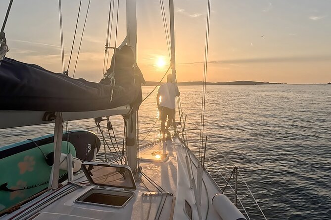Pula: Private Golden Hour Sail - Dolphins, Drinks & Brijuni Views - Sunset, twilight, and the return to Pula