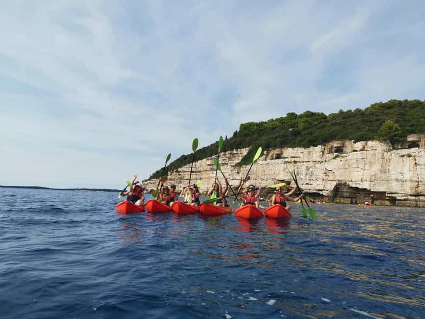 Pula: Sea Adventure – Boat, Kayak, Snorkeling & Cliff Jumps - Snorkeling among fish and sea life