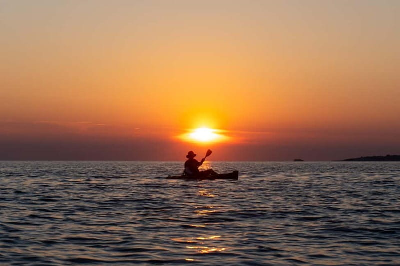Pula:Sunset Kayak tour with glowing transparent kayak - Starting at Stoja Beach near Valovine
