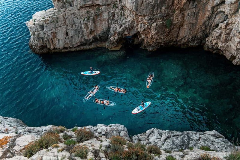 Pula: Sunset/Night Illuminated Transparent Kayak Tour - Starting at Valovine Beach near OKRETIŠTE STOJA