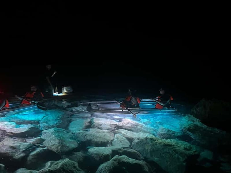 Pula: Sunset/Night Illuminated Transparent Kayak Tour - Why the small group matters