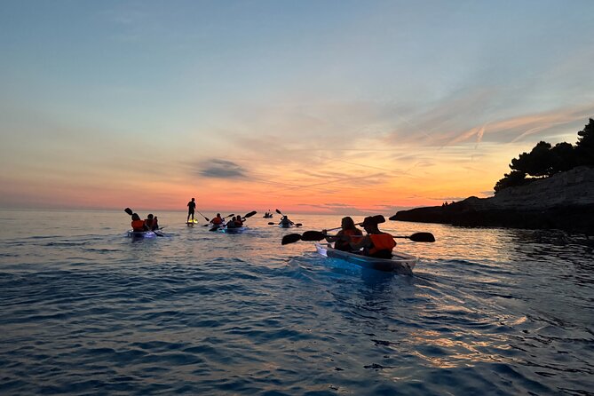 Pula: Sunset/Night-time Illuminated Transparent Kayak Tour - Clothing, Fitness, and Family Suitability