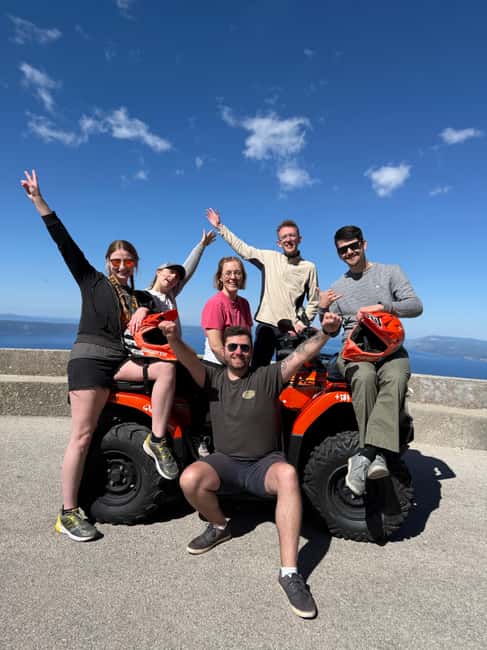 Quad Tour to Makarska Riviera offroad Adventure - First ride: 80 minutes of rough tracks and viewpoints