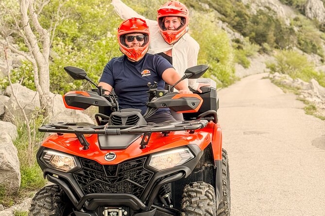 Quad Tour to skywalk biokovo Makarska by Amigos - The 45-minute ride back to Makarska