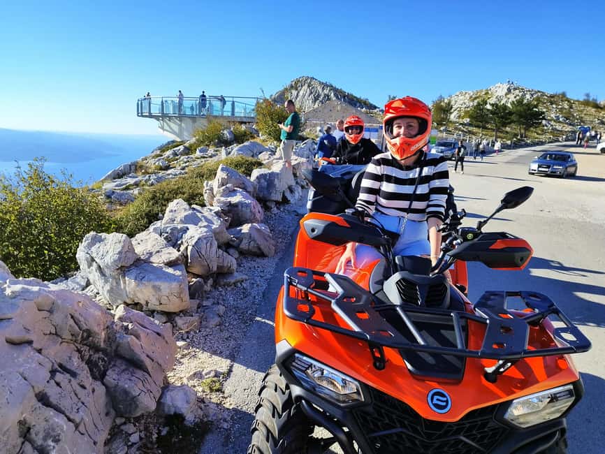 Quad Tour To Skywalk Biokovo With Skip the line Tickets - What the small group changes