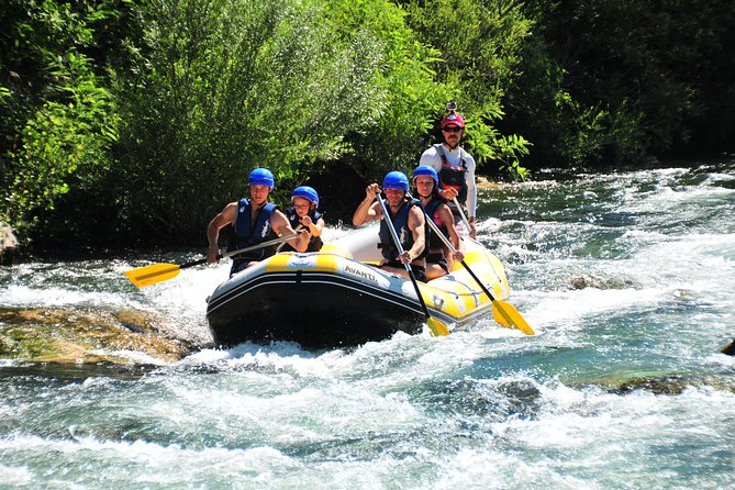 Rafting on Cetina River Departure from Split or Blato na Cetini village - Quiet Water, Small Rapids, and a Swimming Stop