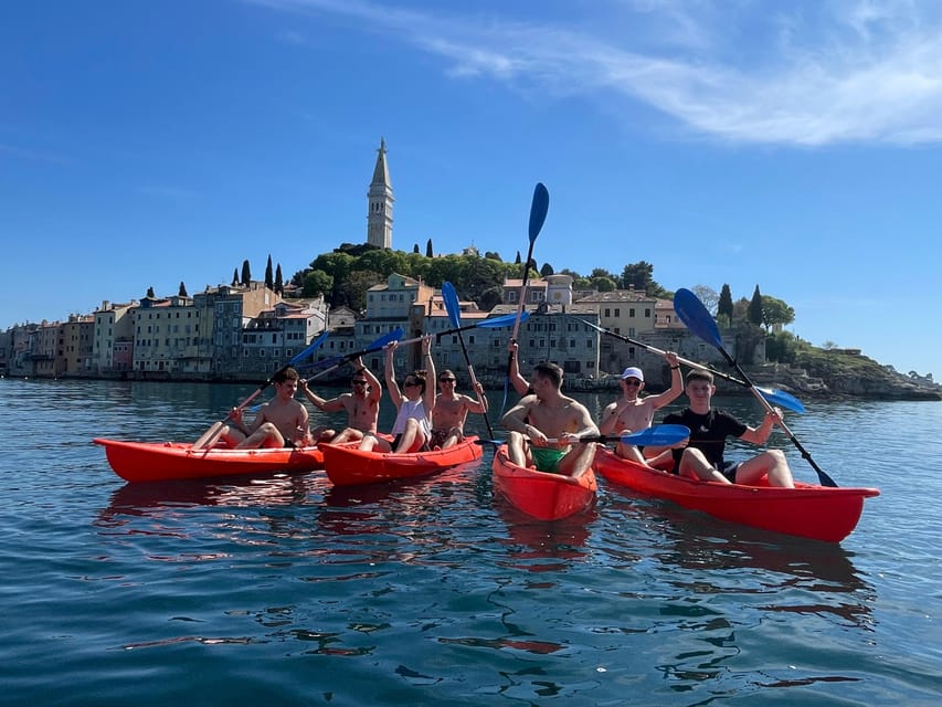 Rovinj: BUBA-KAYAK TOURS, snorkeling, cliff jupming&drinks - Who will enjoy this outing most?
