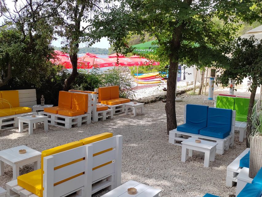 Rovinj: Golden Cape Desert Islands Kayak & Snorkeling Tour - Snorkeling in clear but modest waters