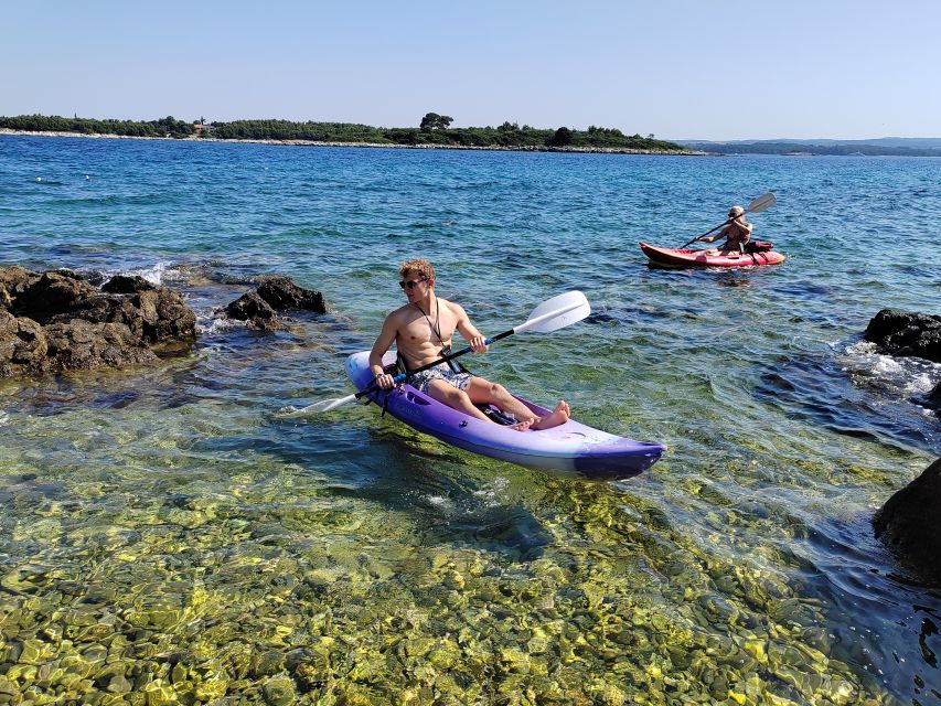 Rovinj: Golden Cape Desert Islands Kayak & Snorkeling Tour - Sveti Ivan and the lighthouse island
