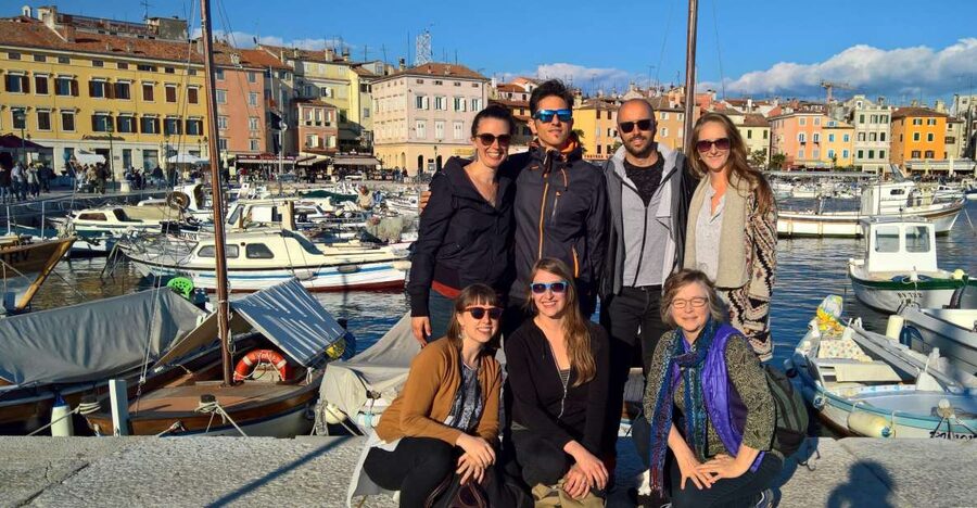 Rovinj: Guided Walking Tour - Valdibora Square and the vanished bridge