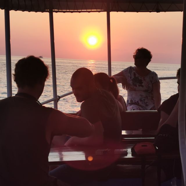 Rovinj: Sunset Boat Trip with Dolphin Watching - Looking for dolphins in open Adriatic water