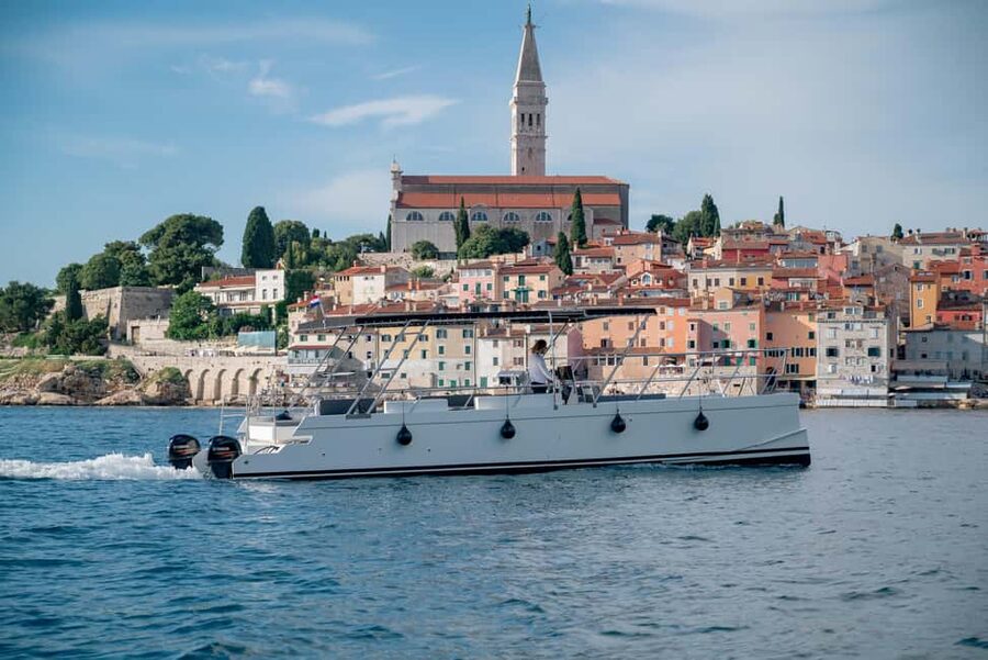 Rovinj: Sunset & dolphin group tours with Catamaran - Meeting Massimo at Rovinj’s ACI marina