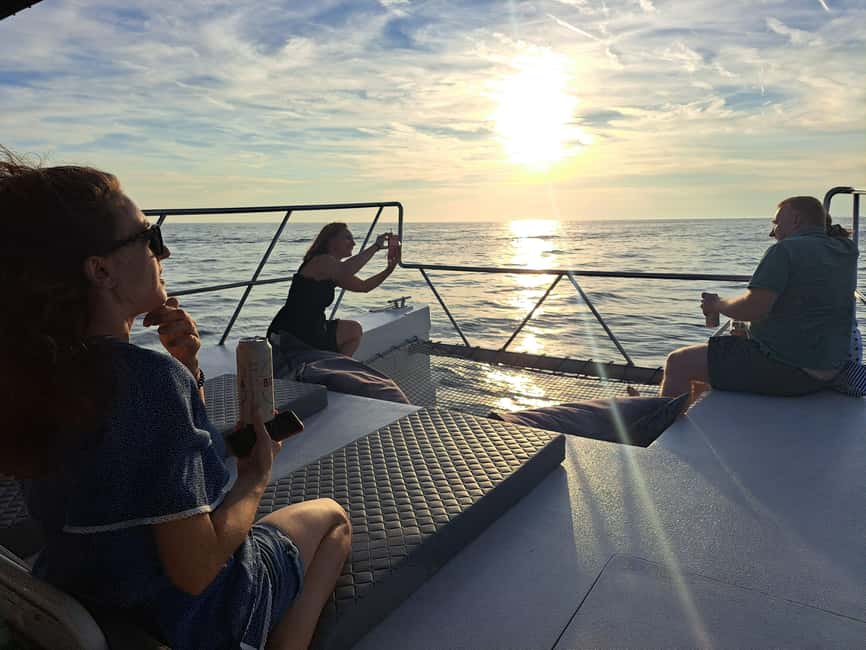 Rovinj: Sunset & dolphin group tours with Catamaran - What the Catamaran Bikini changes